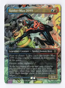 Spider-Man 2099 (Borderless) (Foil) 0205 (R) MTG Marvel's Spider-Man (SPM) - Image 1