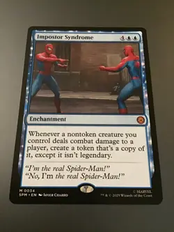 MTG Universes Beyond Marvel Spider-Man #0034 Imposter Syndrome regular - Image 1