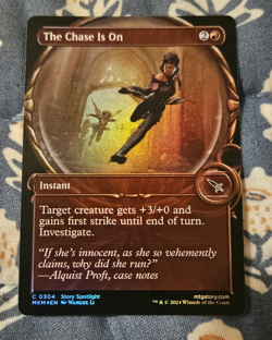 The Chase Is On FOIL - Showcase Karlov Manor MTG Magic - Image 1