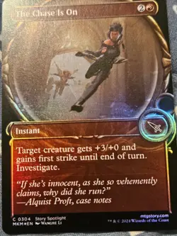 The Chase Is On FOIL - Showcase Karlov Manor MTG Magic - Image 3