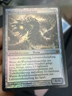 German Foil • Wurmcoil Engine • *Wurmspiralmaschine* • Promo • Mtg (1990) - Image 5