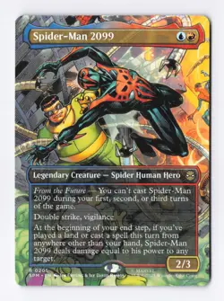 Spider-Man 2099 (Borderless) 0205 (R) MTG Marvel's Spider-Man (SPM) - Image 1
