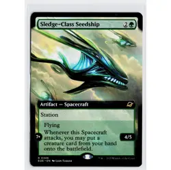 MTG Sledge-Class Seedship (Extended Art) Edge of Eternities 346 Near Mint - Image 1