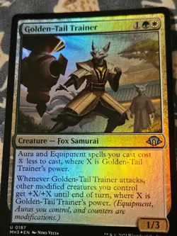 Golden-Tail Trainer FOIL Modern Horizons 3 MTG Magic - Image 3