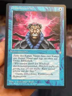 4x German Fbb Brainstorm • Unplayed / Mostly Clean • Mtg (1909) - Image 2