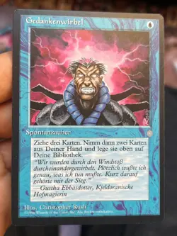 4x German Fbb Brainstorm • Unplayed / Mostly Clean • Mtg (1909) - Image 4