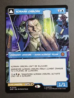 Norman Osborn (Borderless) - 0220 - Marvel's Spider-Man MTG NM/M. - Image 1