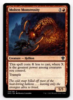 MTG Molten Monstrosity Dominaria United 139/281 Regular Common - Image 1