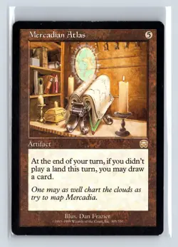 MERCADIAN ATLAS - MTG Magic the Gathering Card - Mercadian Masques - Rare - Image 1