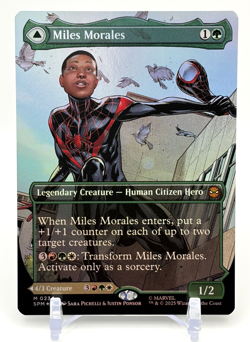 MTG: Miles Morales Marvel's Spider-man (0234) (Borderless) FOIL - Image 1