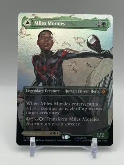 MTG: Miles Morales Marvel's Spider-man (0234) (Borderless) FOIL - Image 4