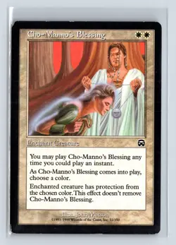 CHO-MANNO'S BLESSING - MTG Magic the Gathering Card - Mercadian Masques - Common - Image 1