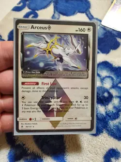 MOD PLAYED Pokemon TCG Arceus Prism Star 96/131 Sm-Forbidden Light Holo - Image 1