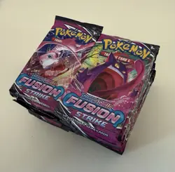 POKEMON 36 FUSION STRIKE FACTORY SEALED BOOSTER PACKS = BOOSTER BOX - Image 1