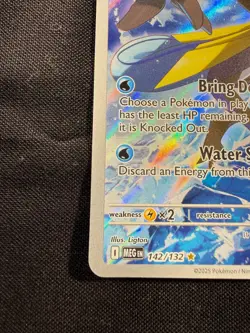 Pokemon TCG Inteleon 142/132 Mega Evolution Illustration Rare NM - Image 5