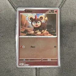 Litleo (Reverse Holo) 023/132 - Mega Evolution - Pokemon - NM/M Ships Now - Image 1