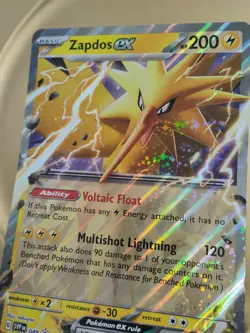Pokemon Zapdos EX Black Star Promo Jumbo - Image 3