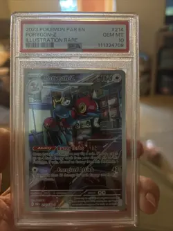 2023 Pokemon Par EN Porygon-Z Illustration RARE #214 GEM MT PSA 10 - Image 1