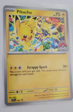 Pikachu Promo - 2025 World Championships - SVP EN 225 Pokemon Worlds - Image 2