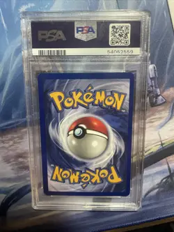 1999 Pokemon Fossil #8 Hypno Holo 1st Edition PSA 7 - Image 4