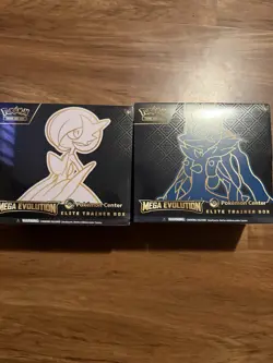 Pokemon Center Mega Evolution Gardevoir & Lucario ETB Elite Trainer Box Set Of 2 - Image 1