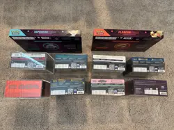 7 Pokemon Center ETB's + 1 ETB (Tear in Plastic) + 2 VMAX Boxes - Image 3