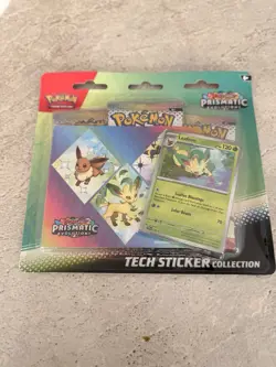Pokemon Scarlet & Violet-Prismatic Evolutions Tech Sticker Collection (Leafeon) - Image 1