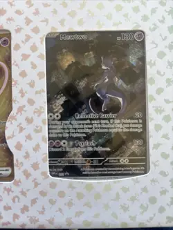 Pokemon TCG 151 UPC Promo Set Mew 053, Mewtwo 052, Metal Mew 205 New Sealed - Image 4