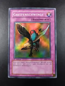 YUGIOH 2003 | GRYPHON WING | SDP-G050 | 1ST EDT | GERMAN | EXCELLENT - VG - Image 1