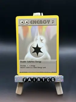Pokemon TCG Double Colorless Energy 124/130 Base Set 2 Uncommon Card - Image 1