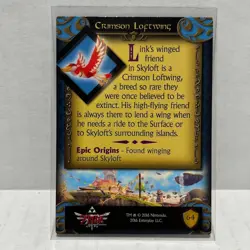 Crimson Loftwing #64 Enterplay 2016 The Legend of Zelda Skyward Sword Card (NM) - Image 2