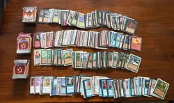 Magic the Gathering 1997 The Rath Cycle Tempest Cards, Lot Of 250 Cards & Boxes - Image 1