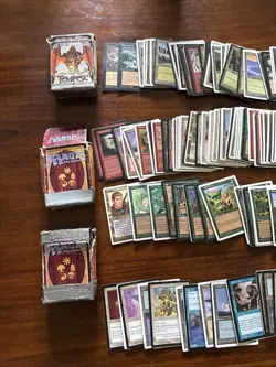 Magic the Gathering 1997 The Rath Cycle Tempest Cards, Lot Of 250 Cards & Boxes - Image 2