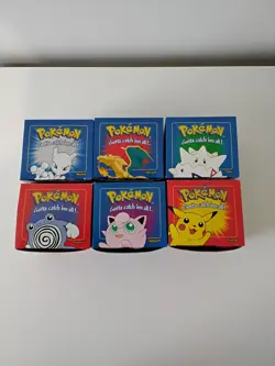 Pokemon Gold Plated 24K Cards Set of 6 Burger King 1999 (SEALED) - Image 1