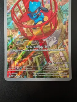 Pokemon Center Riolu and Alakazam Stamped Promo 009, 010 Mega Evolution Cards - Image 3