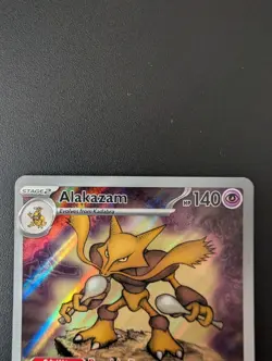 Pokemon Center Riolu and Alakazam Stamped Promo 009, 010 Mega Evolution Cards - Image 5