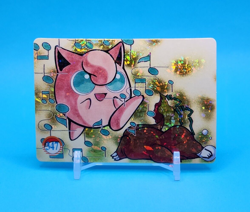 Pokemon Card - Jigglypuff & Charmander #347 - Vending Machine - Holo - Image 1