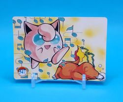 Pokemon Card - Jigglypuff & Charmander #347 - Vending Machine - Holo - Image 3