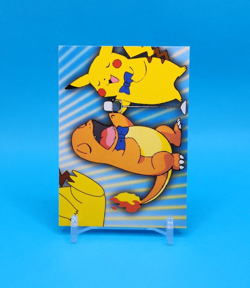 Pokemon Card - Charmander & Pikachu Singing P06 - Topps Series 3 - Image 1