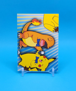 Pokemon Card - Charmander & Pikachu Singing P06 - Topps Series 3 - Image 2