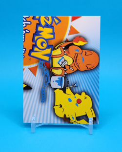 Pokemon Card - Charmander & Pikachu P02 - Topps Series 3 - Image 2