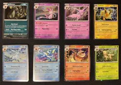 Prismatic Evolutions Costco 8 Mini Tin Cosmos Promo Cards SET - YOU PICK - Image 3