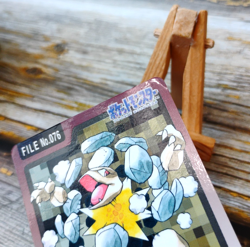 Golem - Vtg 1997 Bandai Pokemon Carddass Card - Japanese - Image 5