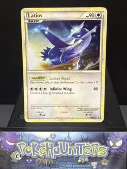 Pokemon Card Latios HGSS11 Cosmos Holo HGSS Black Star Promo Played - Image 1