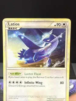 Pokemon Card Latios HGSS11 Cosmos Holo HGSS Black Star Promo Played - Image 2