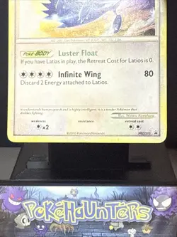 Pokemon Card Latios HGSS11 Cosmos Holo HGSS Black Star Promo Played - Image 3