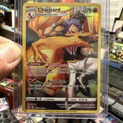 Charizard TG03/TG30 Full Art NM/M Lost Origin Pokemon Card - Image 1