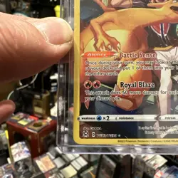 Charizard TG03/TG30 Full Art NM/M Lost Origin Pokemon Card - Image 2