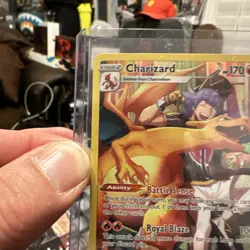 Charizard TG03/TG30 Full Art NM/M Lost Origin Pokemon Card - Image 5