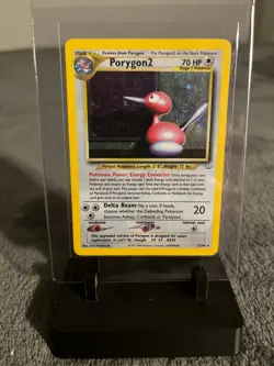 Pokemon Porygon2 TCG Neo Revelation Holo Card 12/64 Unlimited Holo Rare MP - Image 1
